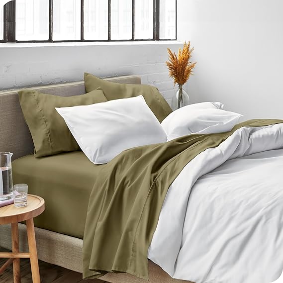 OLIVE GREEN MICROFIBER SET - (PREMIUM)