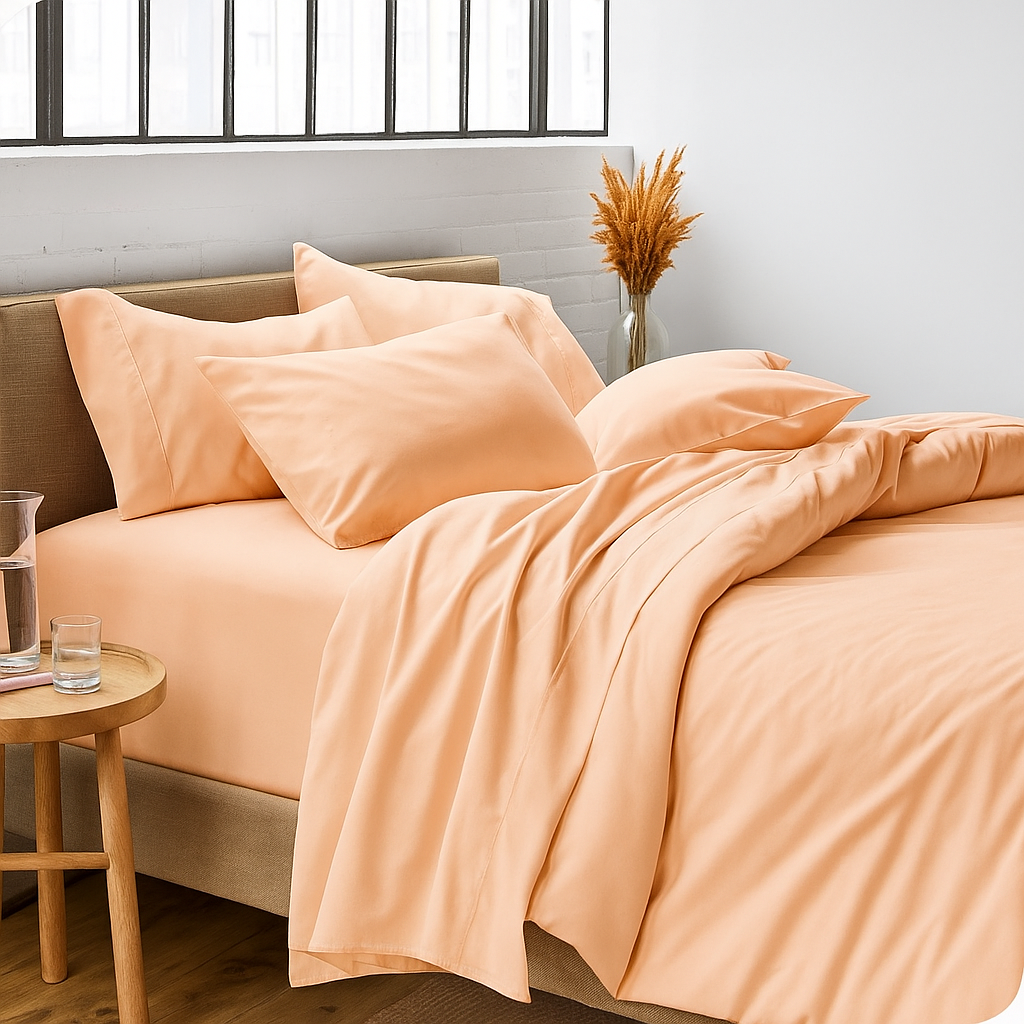 PEACH MICROFIBER SET - (PREMIUM)