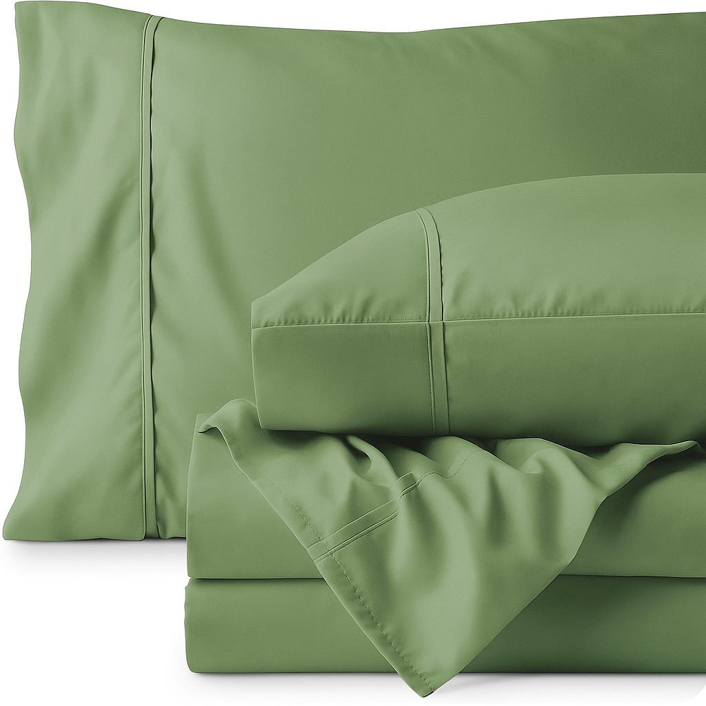 SAGE GREEN MICROFIBER SET - (PREMIUM)